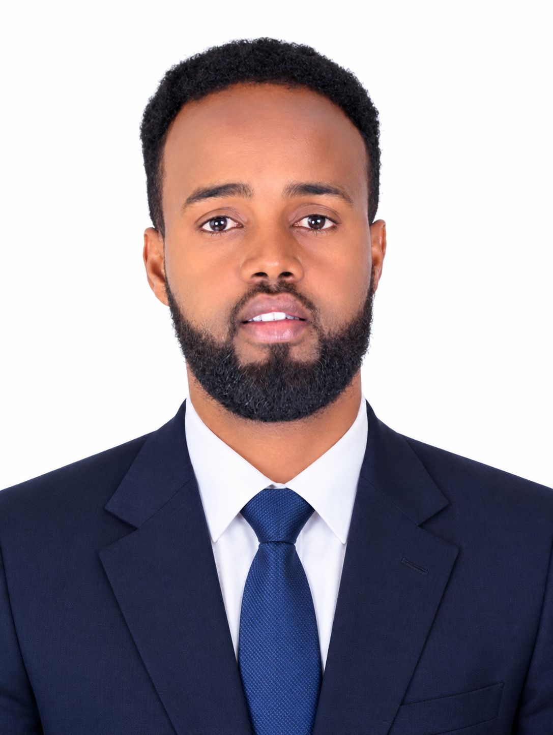 Portrait of Abdiaziz Wali, Director of Communications